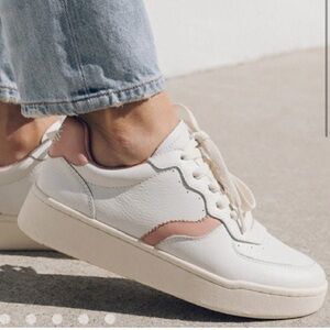 Saludos Dusty Pink Roma Sneakers Size 7